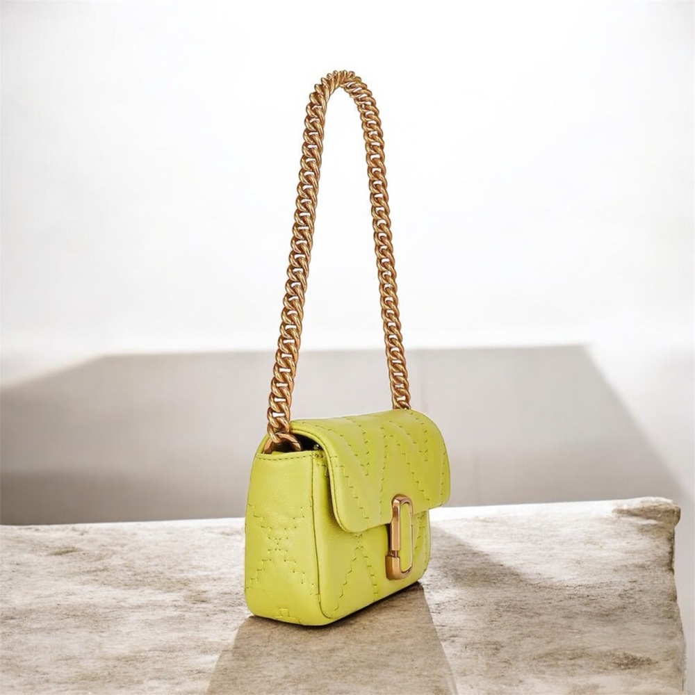 Marc Jacobs The Mini Leather Shoulder Bag - Citronelle